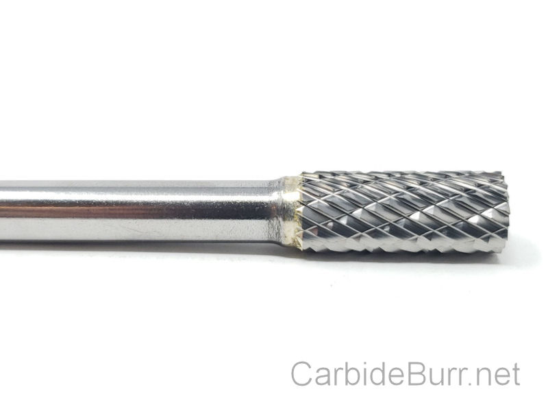 1/8 Head Diameter 1/8 Shank Diameter 9/16 Cutting Length Double Cut Pack of 1 Cobra Carbide 10399 Micro Grain Solid Carbide Cylindrical Burr with Radius End Shape C SC-42 