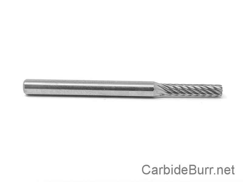 SA-8 Single Cut SGS Tool Carbide Burr Bur Bit Cylinder 7/8" Diameter 