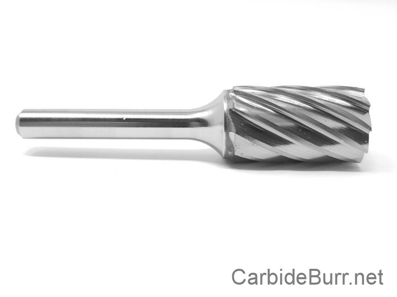 TEMO SL-4L6 NF Aluminum Cut Carbide Burr File 1/2" 14deg Cone 1/4" D 6" L Shank 