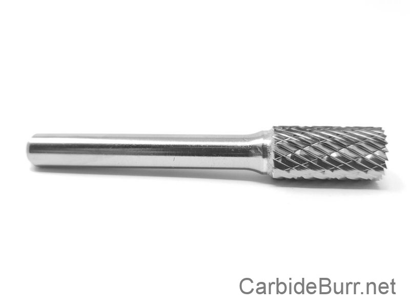 SB-3 Cylindrical End Cut Shape Carbide Burr Die Grinder Bit Double Cut