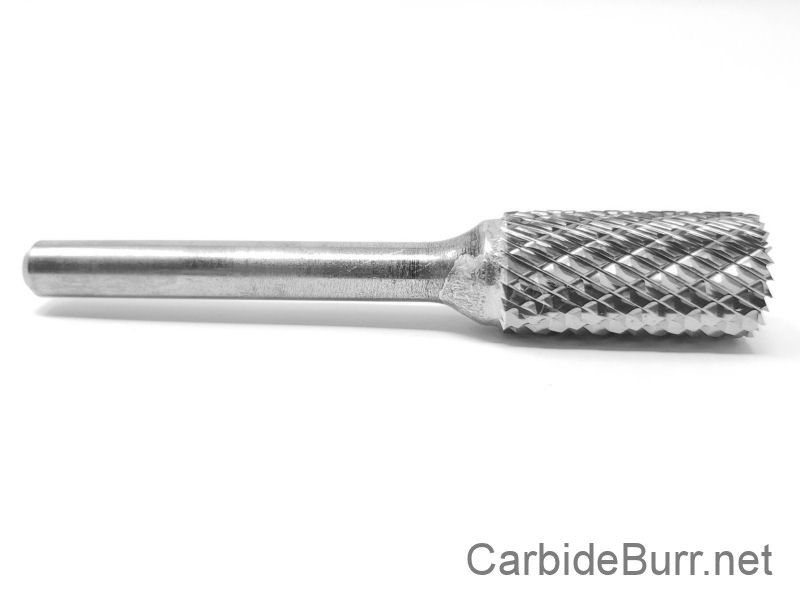 DLtools SB-5 Carbide Burr File Cylinder 1/2 Inch Head with 1/4 Inch Shank for Popular Rotary Die Grinder