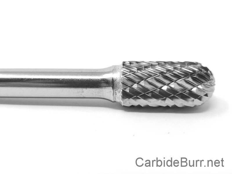 Diameter 6 Inch 9.5 mm 152 mm Long Shank Head Cylinder Ball 3/8 Inch 1/4 Inch 6.35 mm TEMO SC-3L6 NF Aluminum Cut Carbide Burr File 