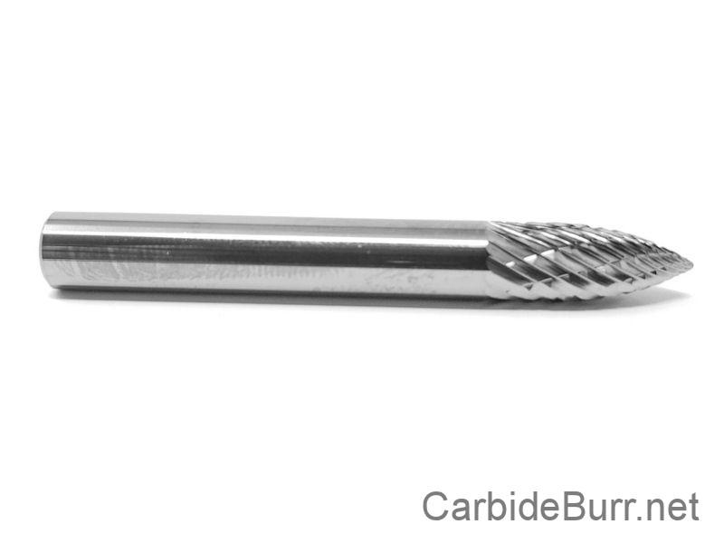 Industrial Quality Carbide Burr 6mm Shank Set Of 2 SG-1 SG-5 De Burring Rotary 