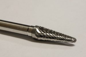 14° Cone Radius End SL-4L6 1//4 x 1//2 x 1 1//8 x 7 1 Carbide Burr Single Cut